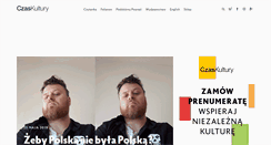 Desktop Screenshot of czaskultury.pl